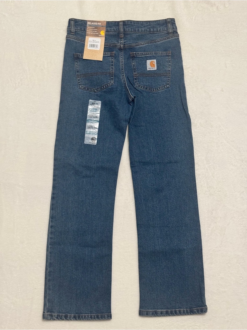 Carhartt Boy’s Relaxed Fit Blue Denim Jeans